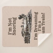 私はスチームの媒体である夢を見て、いびきではない シェルパブランケット (正面(横))