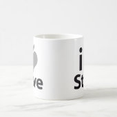 私はスティーブを愛します コーヒーマグカップ (中央)