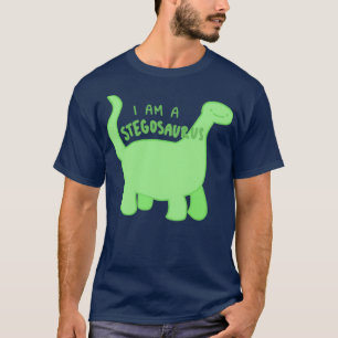 私はステゴサウルスです Tシャツ