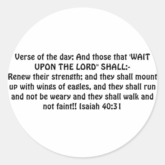 私はステッカーだ ラウンドシール (正面)