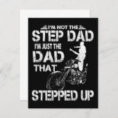 私はステップパパではない私は単なるパパギフトアイディア サンキューカード (正面/裏面)