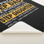 私はステッ誇りを持ったプ娘のステップパパだ シェルパブランケット (3/4)