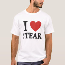 私はステーキが大好き – おもしろい肉好きとBBQのTシャツ