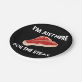 私はステーキギフトribeyeハウスが大好き ペーパープレート (アングル)