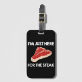 私はステーキギフトribeyeハウスが大好き ラゲッジタグ (正面縦)