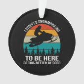 私はストップここに来た オーナメント (正面)