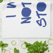 私はストップやる気を起こさせるなトレーニングの体育館ではないです キッチンタオル (折り畳み)