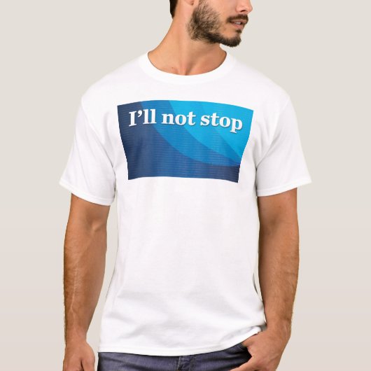 私はストップ Tシャツ (正面)