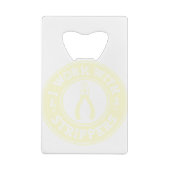 私はストリッパーで働#USAPatriotGraphics © クレジットカード栓抜き (裏面)