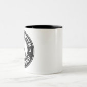 私はストリッパーで働#USAPatriotGraphics © ツートーンマグカップ (中央)