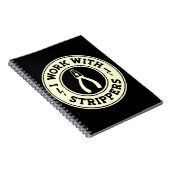 私はストリッパーで働#USAPatriotGraphics © ノートブック (右側)