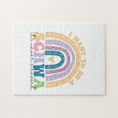 私はストレスのない科学のシュワになりたい ジグソーパズル (横)