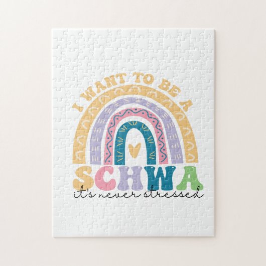 私はストレスのない科学のシュワになりたい ジグソーパズル (縦)