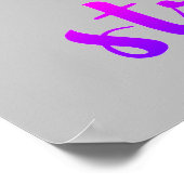 私はストレスを賛美感じられない ポスター (角)