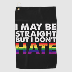 私はストレートだけどLGBTゲイが嫌いなわけじゃない ゴルフタオル