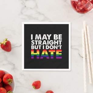 私はストレートだけどLGBTゲイが嫌いなわけじゃない スタンダードカクテルナプキン