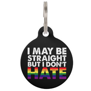 私はストレートだけどLGBTゲイが嫌いなわけじゃない ペット ネームタグ