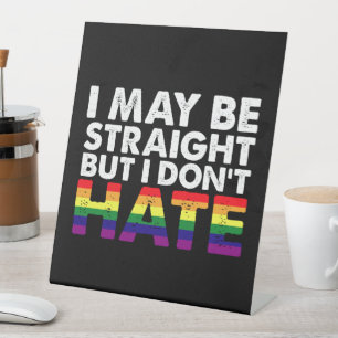 私はストレートだけどLGBTゲイが嫌いなわけじゃない 台座サイン