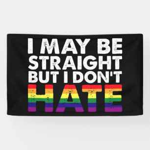 私はストレートだけどLGBTゲイが嫌いなわけじゃない 横断幕