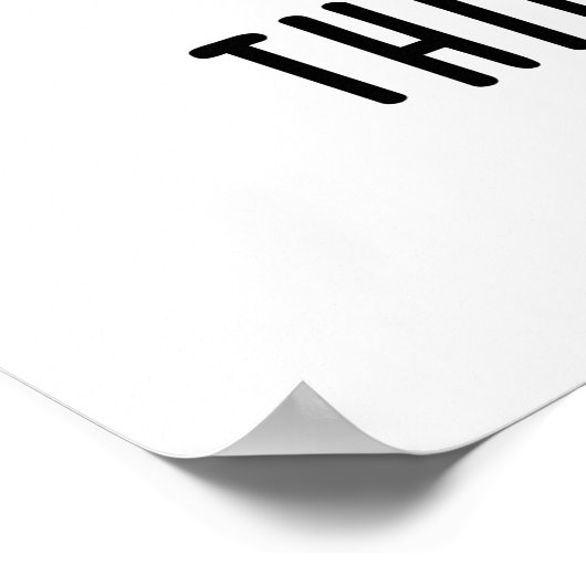 私はストレート考えのフルーツバおもしろいナプンできない ポスター (角)