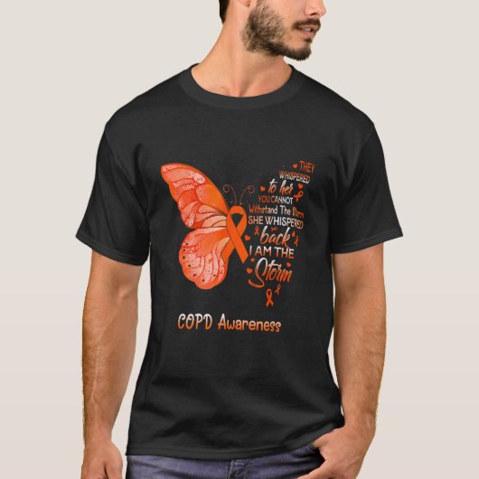 私はストームコープ認識度蝶 Tシャツ (正面)