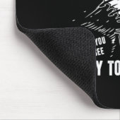 私はストームチェザートルネードハリケーン風の贈り物である マウスパッド (コーナー)