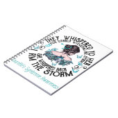 私はストームトゥレット症候群認識度 ノートブック (左側)