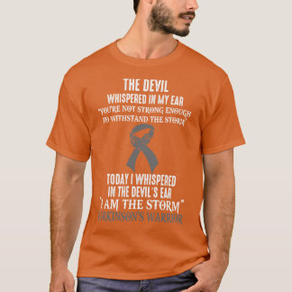 私はストームパーキンソンズ認識度戦士 Tシャツ