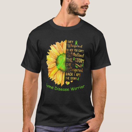 私はストームライム病戦士 Tシャツ (正面)