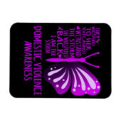 私はストーム支援DV認識度 マグネット (横)