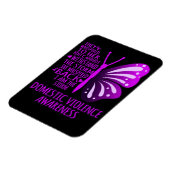 私はストーム支援DV認識度 マグネット (左側)