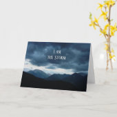 私はストーム文房具パーソナライズされたのノートカード カード (黄色い花)