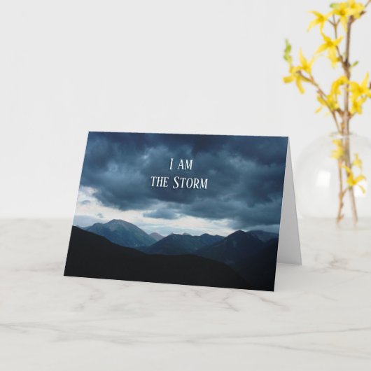 私はストーム文房具パーソナライズされたのノートカード カード (黄色い花)