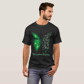 私はストーム歌舞伎症候群認識度蝶 Tシャツ (正面フル)