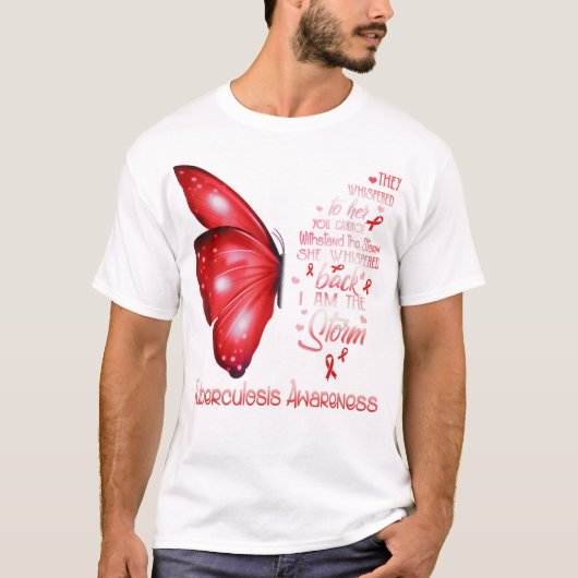 私はストーム結核バタフライ Tシャツ (正面)