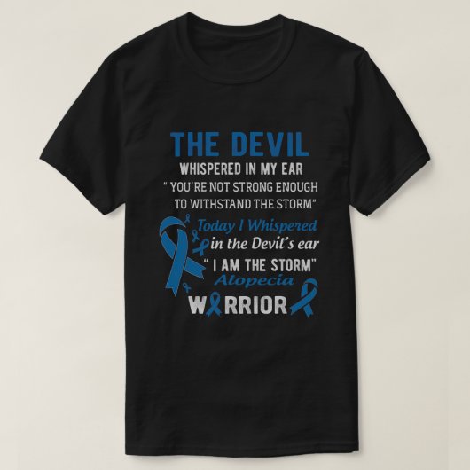 私はストーム脱毛戦士 Tシャツ (デザイン正面)