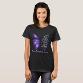 私はストーム自殺防止認識度バター Tシャツ (正面フル)