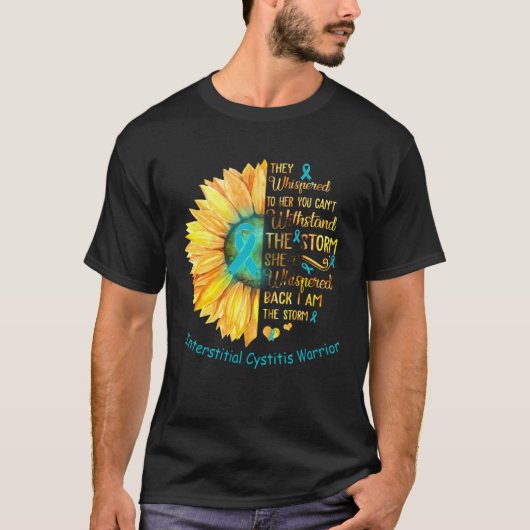 私はストーム間質膀胱炎の戦士 Tシャツ (正面)