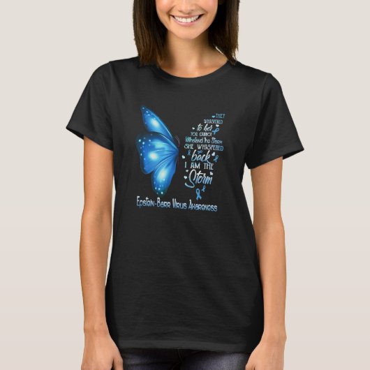 私はストーム・エプスタイン・バーウイルス・バタフライ Tシャツ (正面)