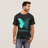 私はストーム・トゥレット症候群認識度ビュート Tシャツ (正面フル)