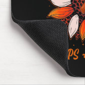 私はストームCRPS認識度月戦士オレンジ マウスパッド (コーナー)