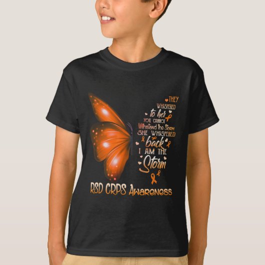 私はストームRsd Crps認識度蝶 Tシャツ (正面)