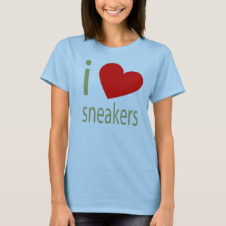 私はスニーカーのTシャツを愛します Tシャツ