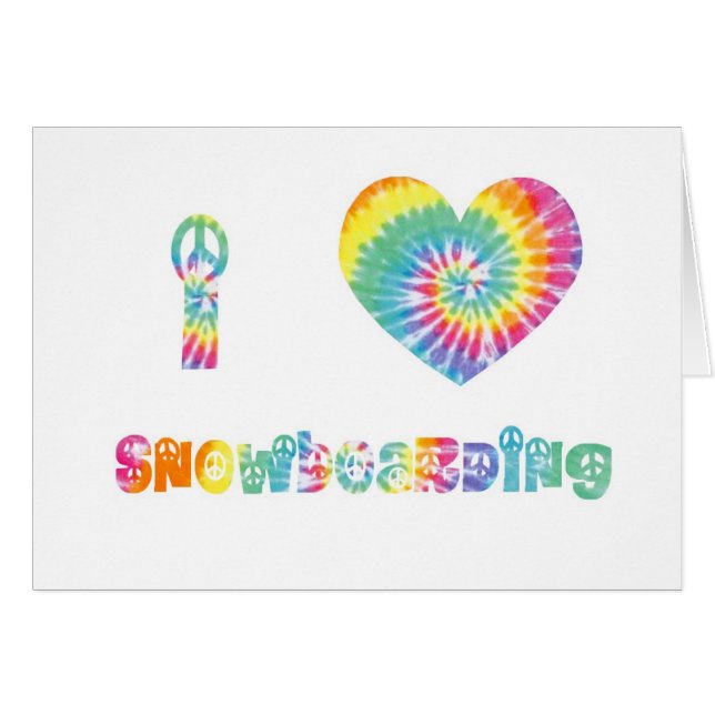 私はスノーボードを愛します (正面横)