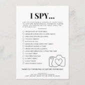 私はスパイの結婚ゲーム愛の写真スカベンジをキャプチャ メニュー (裏面)