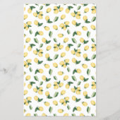 私はスパイウェディングレセプションシャワーレモンのゲームカード チラシ (裏面)