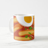 私はスパイシーなテオボッキが大好き コーヒーマグカップ (正面左)