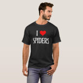 私はスパイダーススパイダーススパイダーアラチニッドArハート Tシャツ (正面フル)