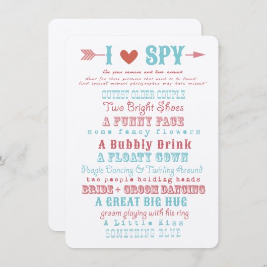 私はスパイフォト狩りゲームが大好き (正面/裏面)