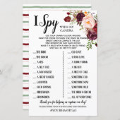 私はスパイマルサラ花の結婚式の受付ゲーム (正面/裏面)